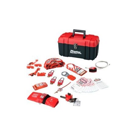 Master Lock Master Lock Personal Safety Lockout Kit, Valve  Electrical Focus, 1457VE410KA 1457VE410KA